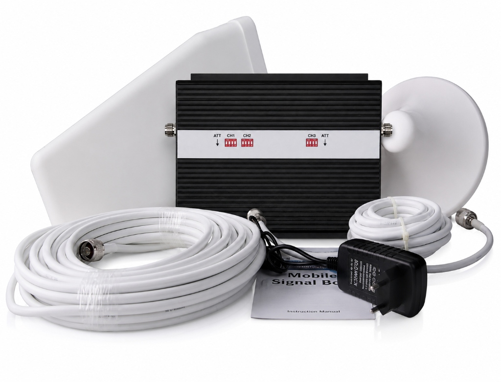 Dual-Band Office Mobile Signal Booster Kit with Manual Gain Control Hyderabad