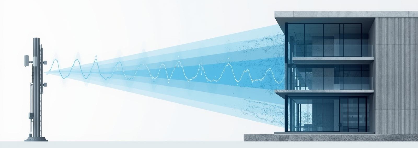 Example showing why mobile signal becomes weak inside buildings